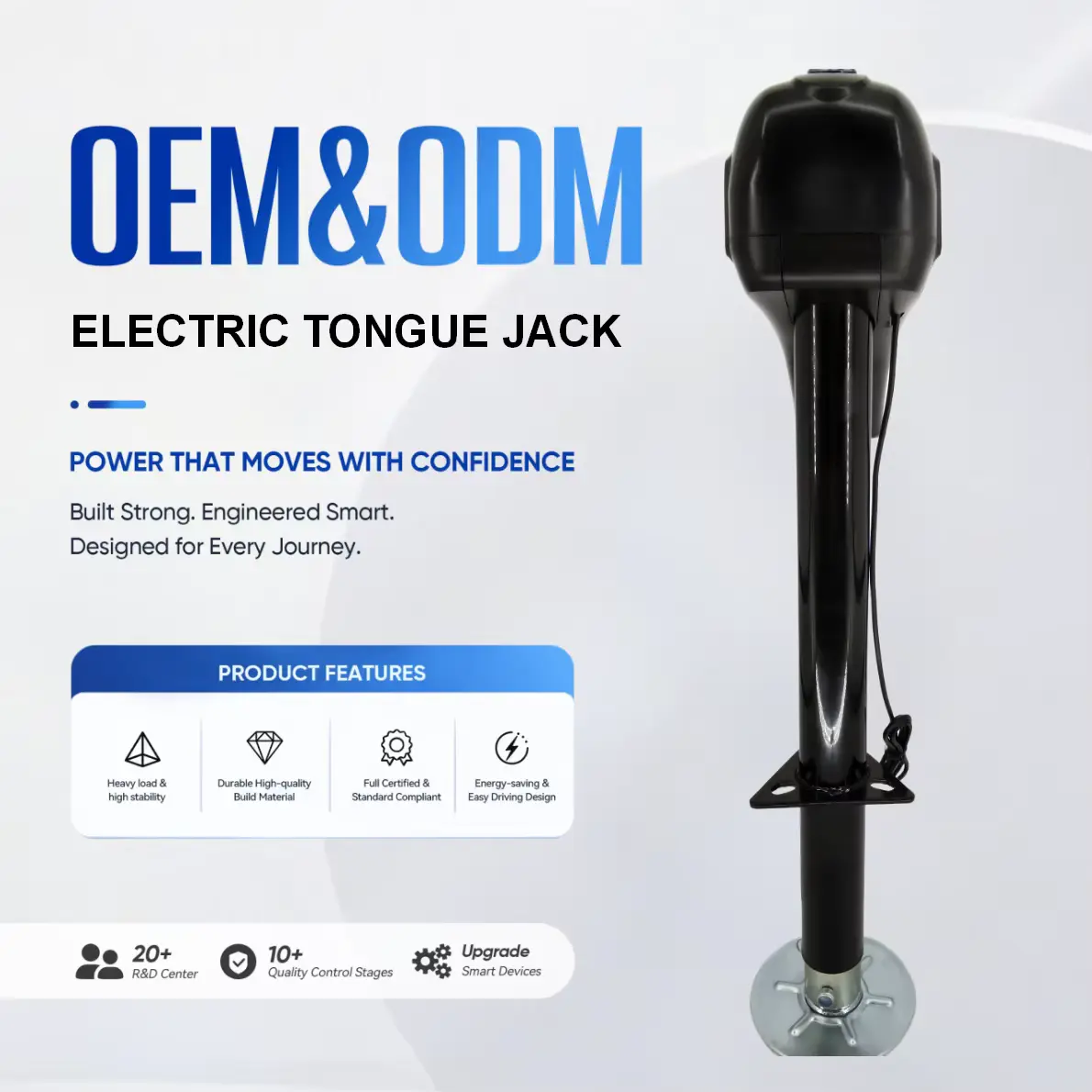 Heavy Duty Electric Tongue Jack