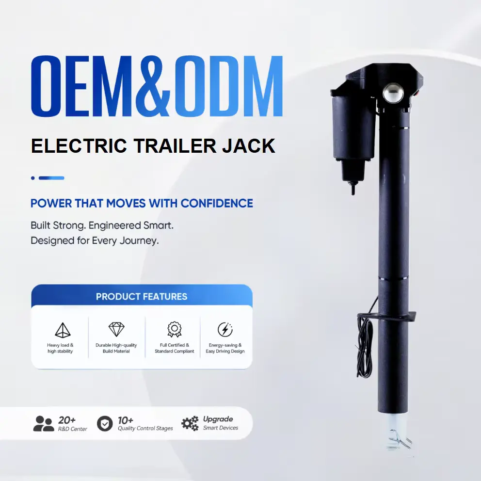 3500lbs Heavy Duty Electric Trailer Jack