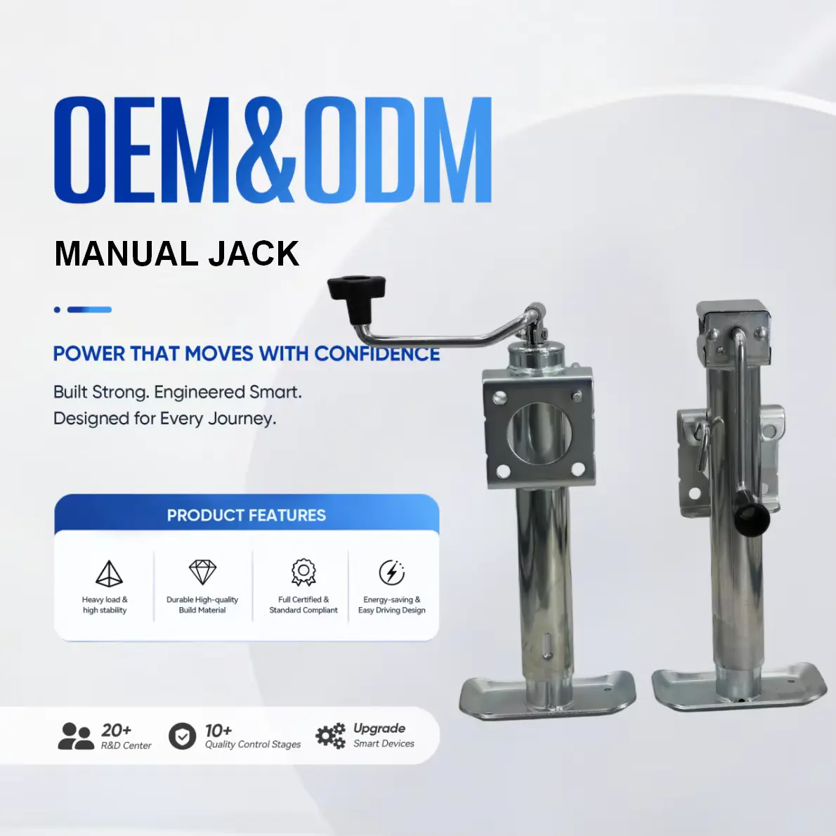 Manual Steel Jack for Trailer Connecting