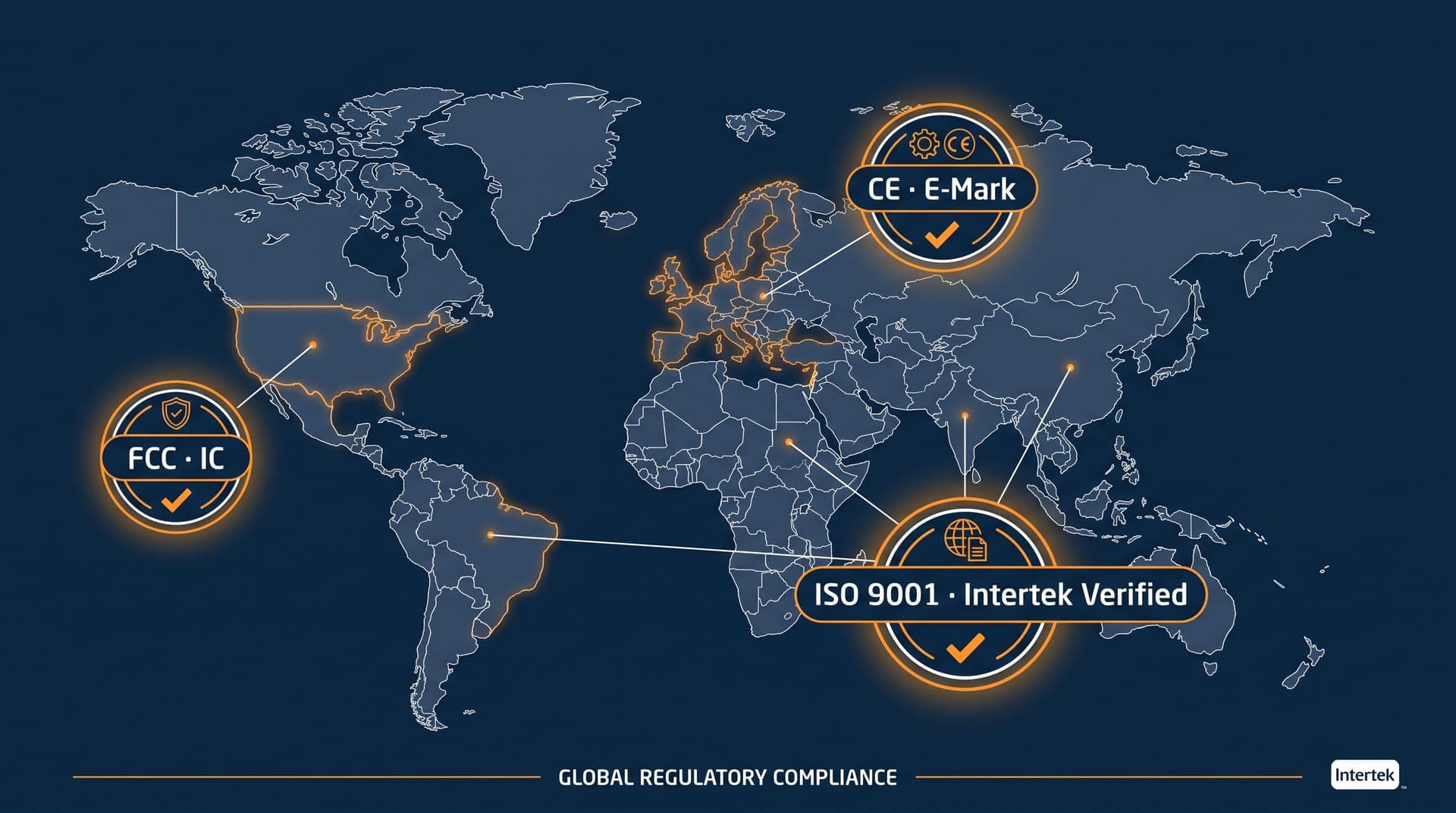 World map of certification markets
