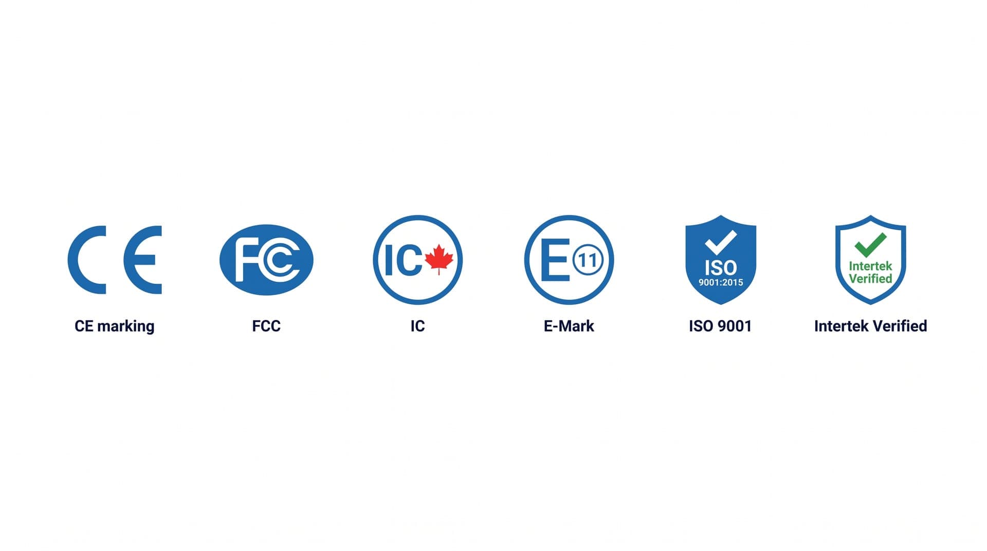 Certification badges overview