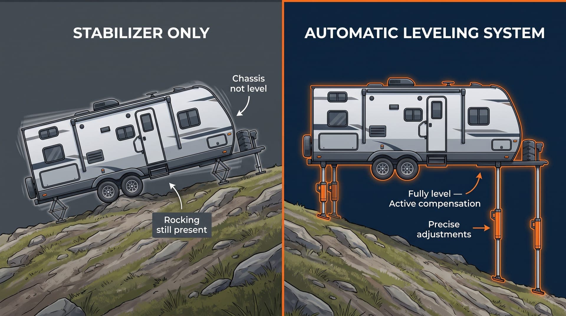 Split screen comparison